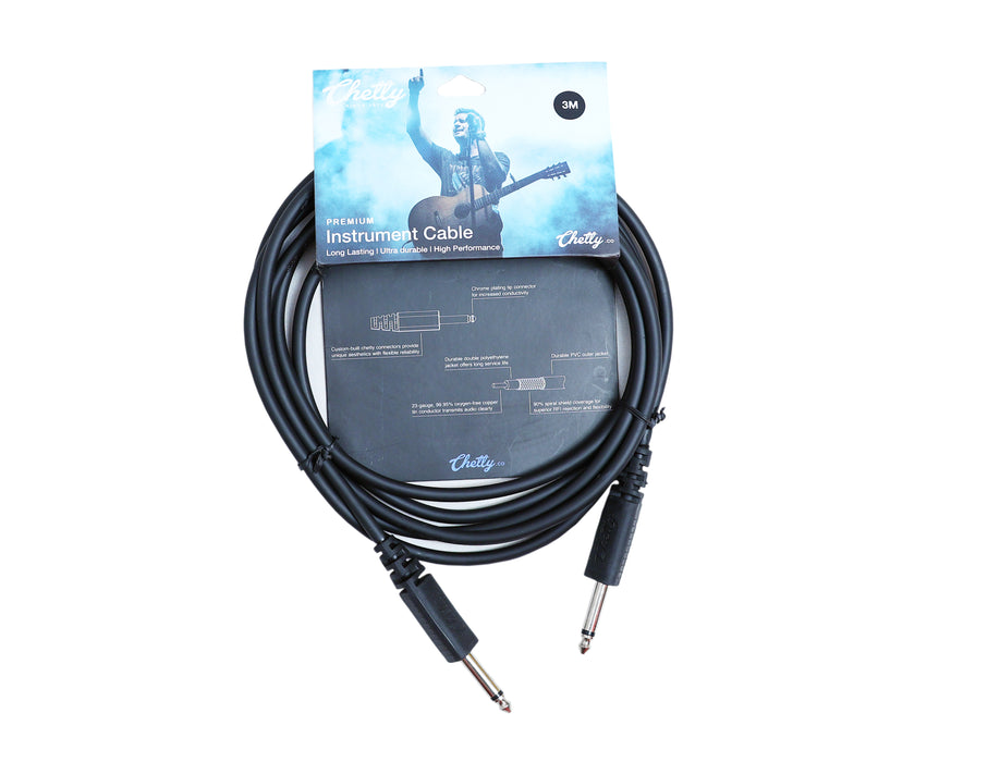 Chetty CW3 Instrument Cable 6.35mm (6Meters)