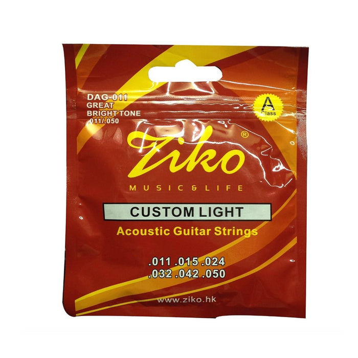 Ziko Custom Light - Acoustic Guitar Strings