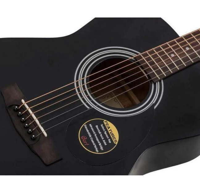 Cort AF510 Semi-Acoustic Guitar Black