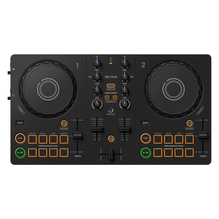 Pioneer DJ DDJ-FLX2 Compact 2-Channel DJ Controller (Black)