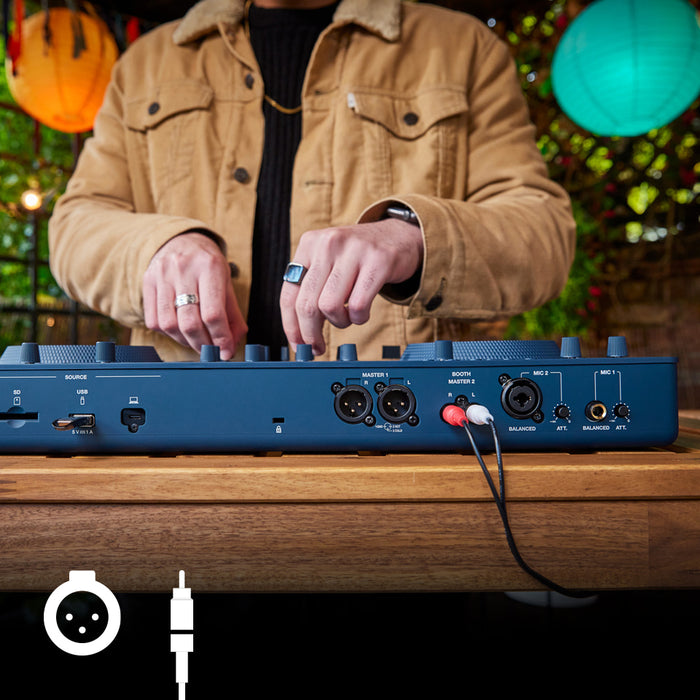 AlphaTheta OMNIS-DUO Portable All-in-One DJ System (Indigo)