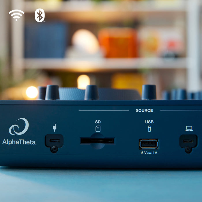 AlphaTheta OMNIS-DUO Portable All-in-One DJ System (Indigo)