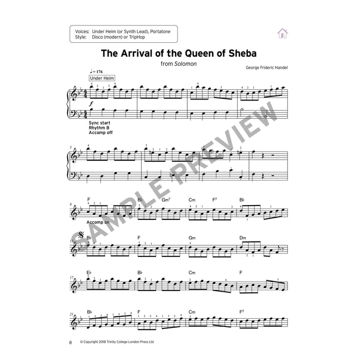 Electronic Keyboard Pieces & Technical Work from 2019: Grade 5 - E-Book