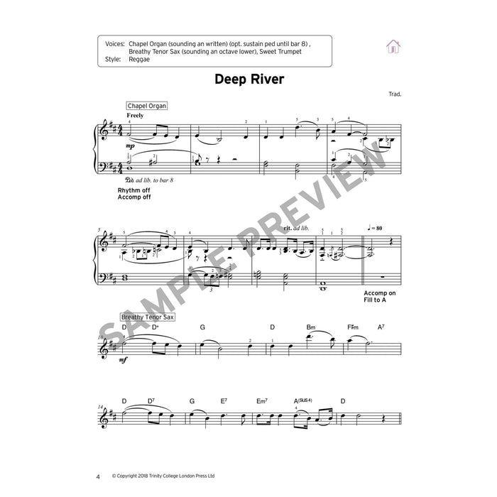 Electronic Keyboard Pieces & Technical Work from 2019: Grade 5 - E-Book