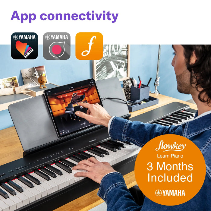 Yamaha P-225 88-Key Weighted Action Portable Digital Piano