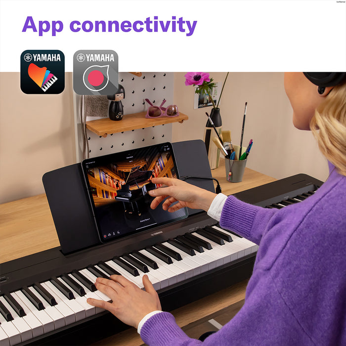 Yamaha P 145BT Digital Piano with Bluetooth®