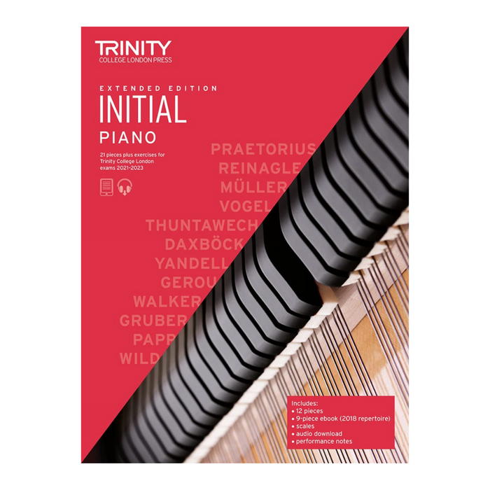 Trinity College London Piano Exam Pieces Plus Exercises 2021-2023: Initial - Extended Edition